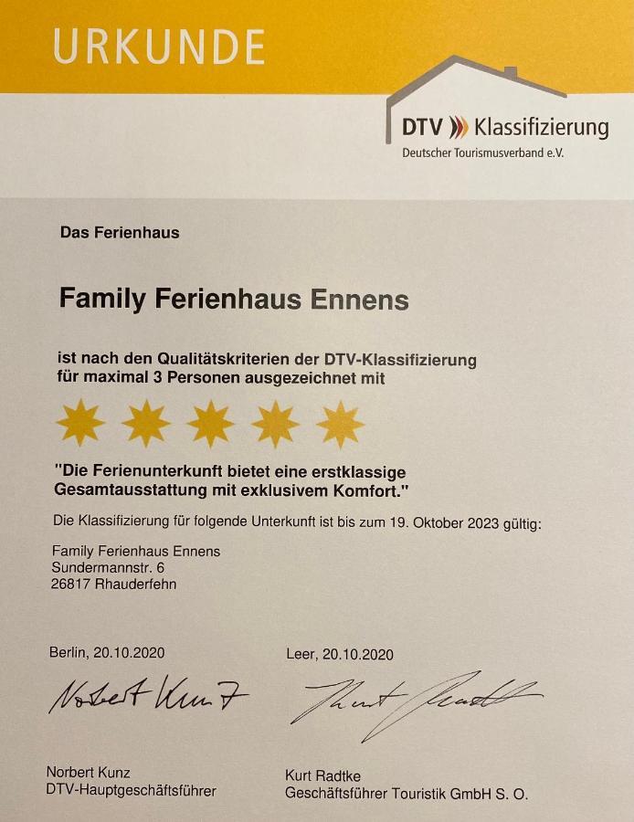 Family Ferienhaus Ennens Rhauderfehn Exterior foto